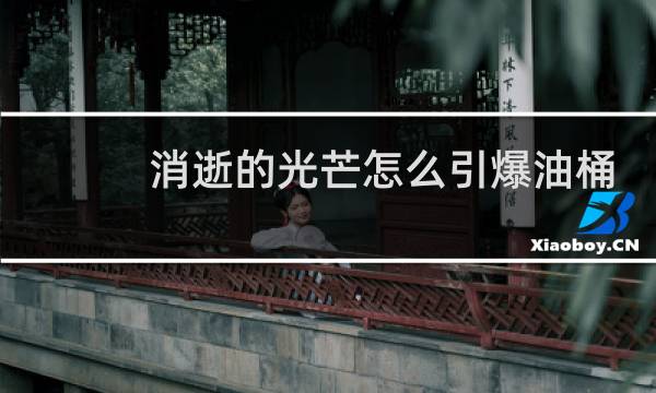 消逝的光芒怎么引爆油桶