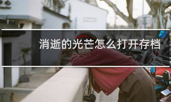 消逝的光芒怎么打开存档