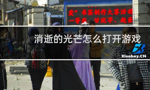 消逝的光芒怎么打开游戏