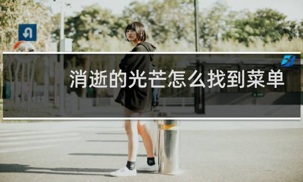 消逝的光芒怎么找到菜单