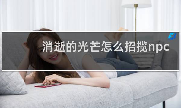 消逝的光芒怎么招揽npc