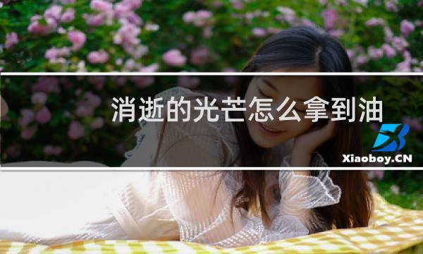 消逝的光芒怎么拿到油