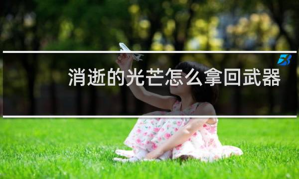 消逝的光芒怎么拿回武器