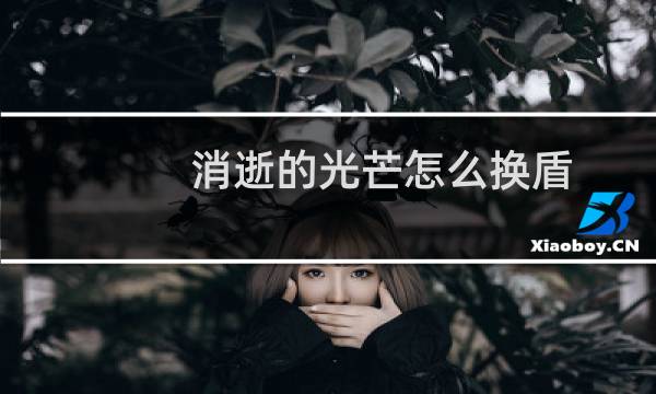 消逝的光芒怎么换盾