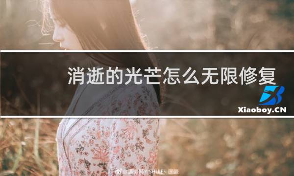 消逝的光芒怎么无限修复