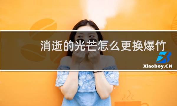 消逝的光芒怎么更换爆竹
