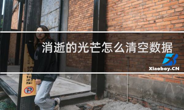 消逝的光芒怎么清空数据