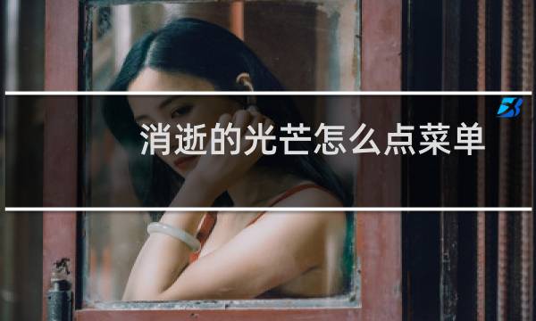 消逝的光芒怎么点菜单