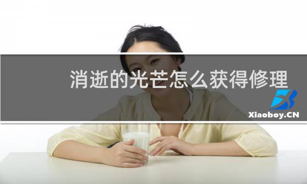 消逝的光芒怎么获得修理