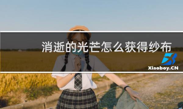 消逝的光芒怎么获得纱布