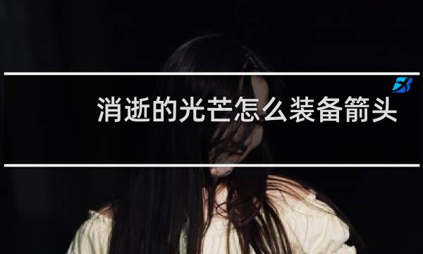 消逝的光芒怎么装备箭头