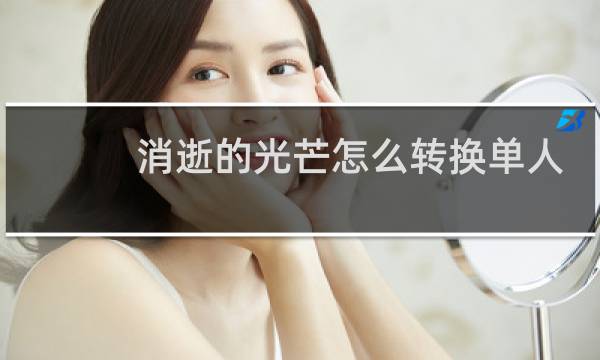 消逝的光芒怎么转换单人