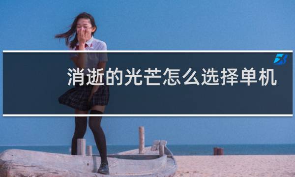 消逝的光芒怎么选择单机