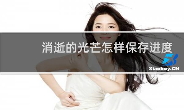 消逝的光芒怎样保存进度
