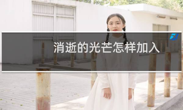 消逝的光芒怎样加入
