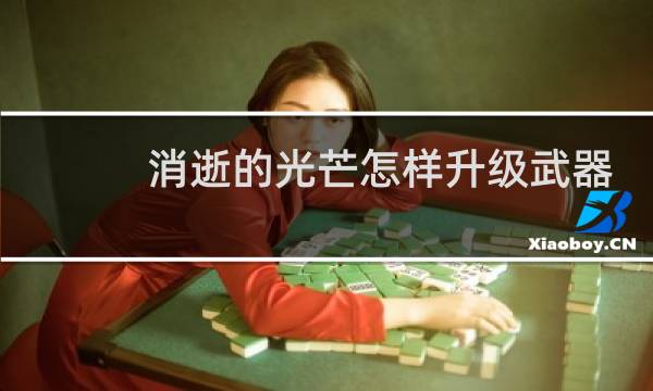 消逝的光芒怎样升级武器