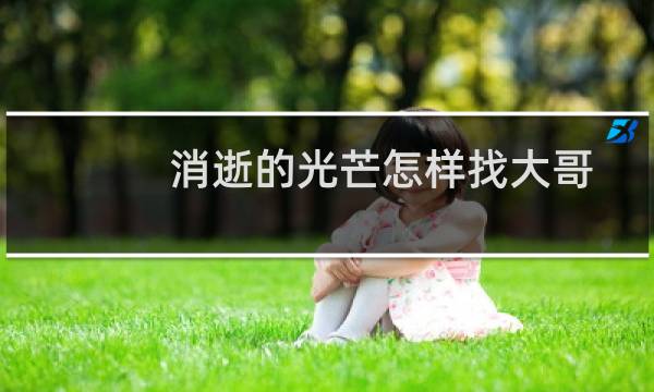 消逝的光芒怎样找大哥
