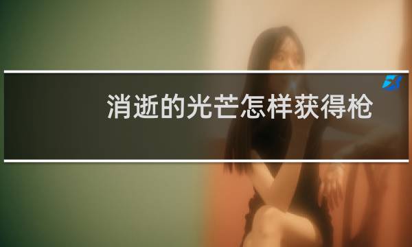 消逝的光芒怎样获得枪