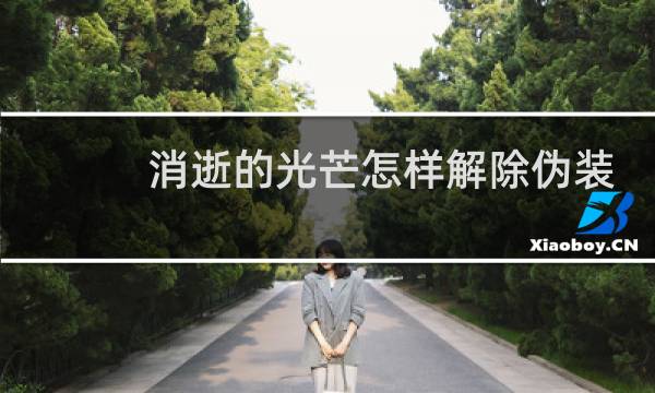 消逝的光芒怎样解除伪装
