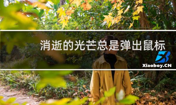 消逝的光芒总是弹出鼠标