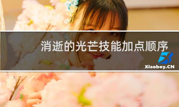 消逝的光芒技能加点顺序