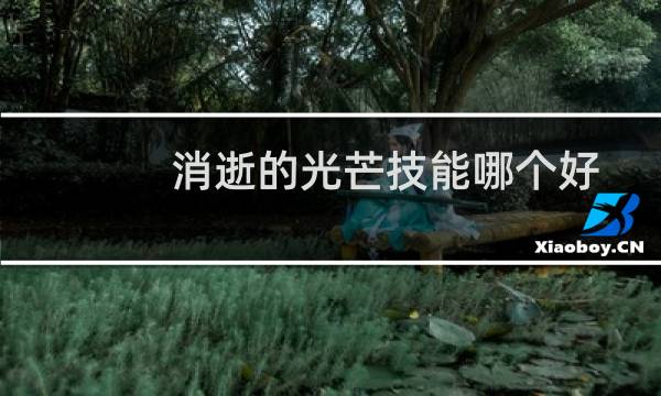 消逝的光芒技能哪个好