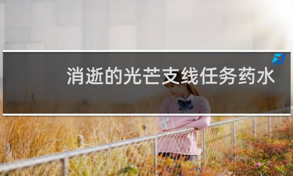消逝的光芒支线任务药水