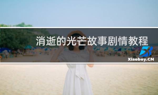 消逝的光芒故事剧情教程