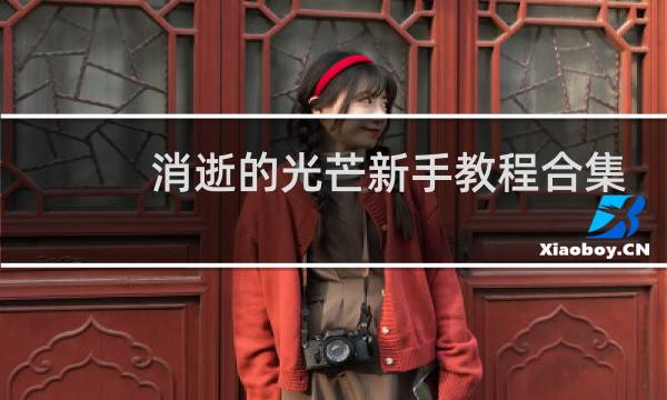 消逝的光芒新手教程合集