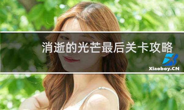 消逝的光芒最后关卡攻略