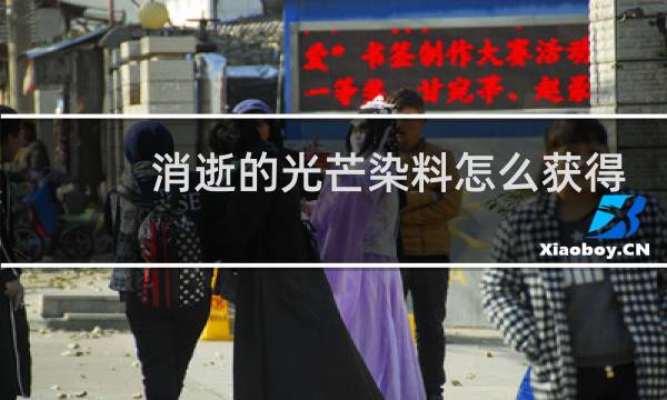消逝的光芒染料怎么获得