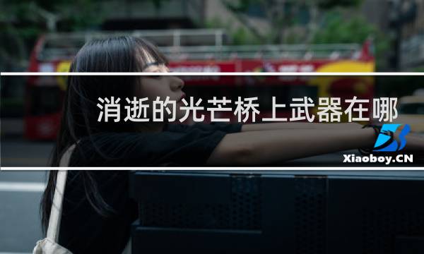 消逝的光芒桥上武器在哪