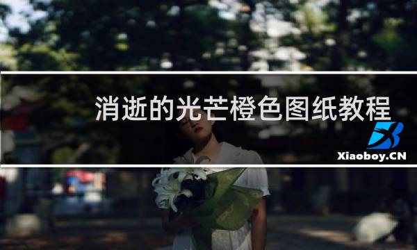 消逝的光芒橙色图纸教程
