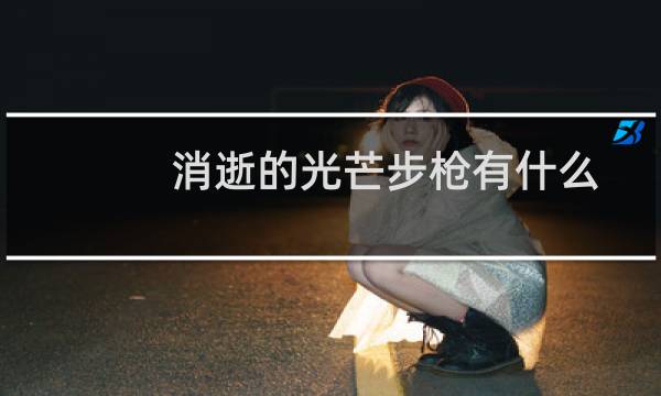 消逝的光芒步枪有什么