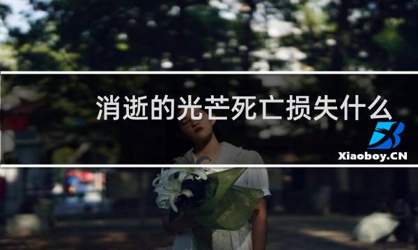 消逝的光芒死亡损失什么
