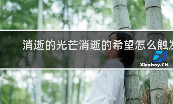 消逝的光芒消逝的希望怎么触发