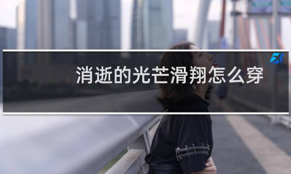 消逝的光芒滑翔怎么穿