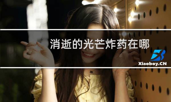 消逝的光芒炸药在哪