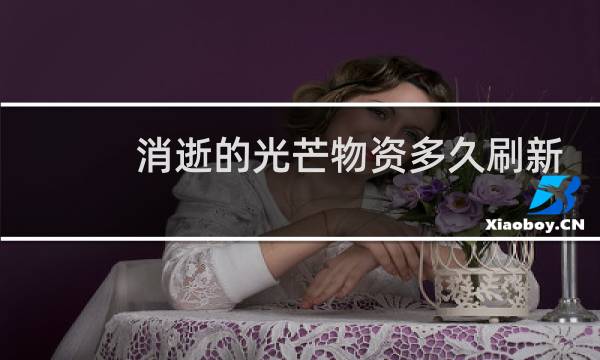 消逝的光芒物资多久刷新