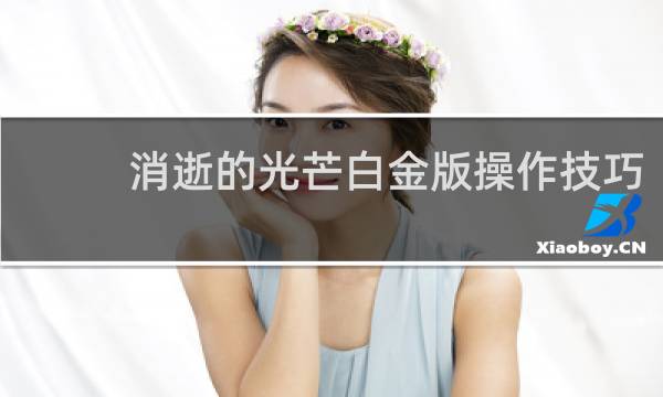 消逝的光芒白金版操作技巧