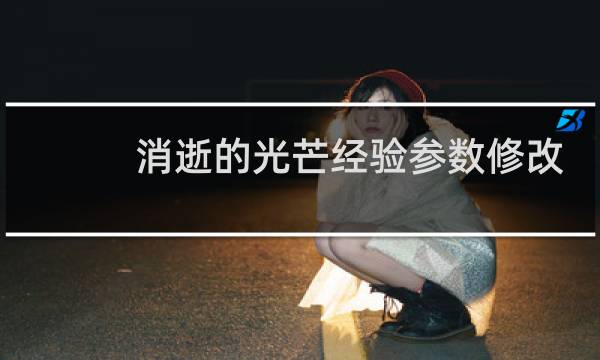 消逝的光芒经验参数修改