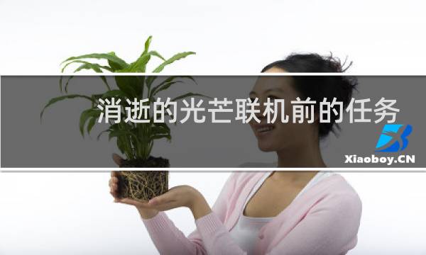 消逝的光芒联机前的任务