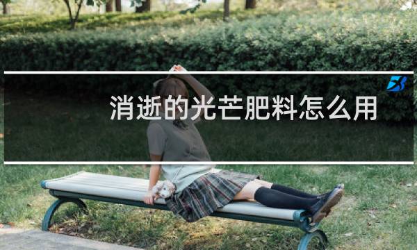 消逝的光芒肥料怎么用