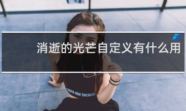 消逝的光芒自定义有什么用