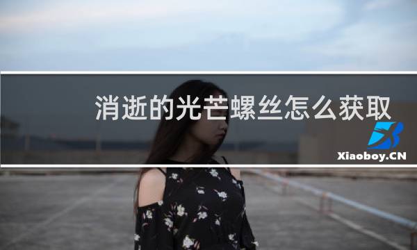 消逝的光芒螺丝怎么获取