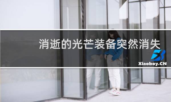 消逝的光芒装备突然消失