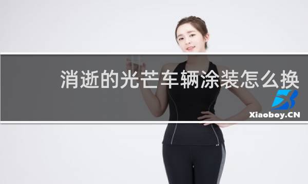 消逝的光芒车辆涂装怎么换