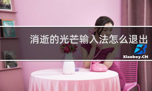 消逝的光芒输入法怎么退出