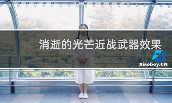 消逝的光芒近战武器效果