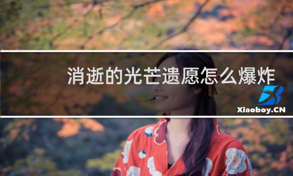 消逝的光芒遗愿怎么爆炸